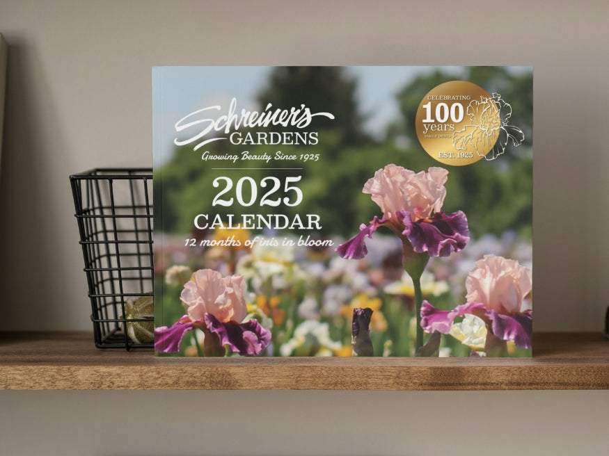 2025 Wall Calendar - 12 months of Iris in Bloom