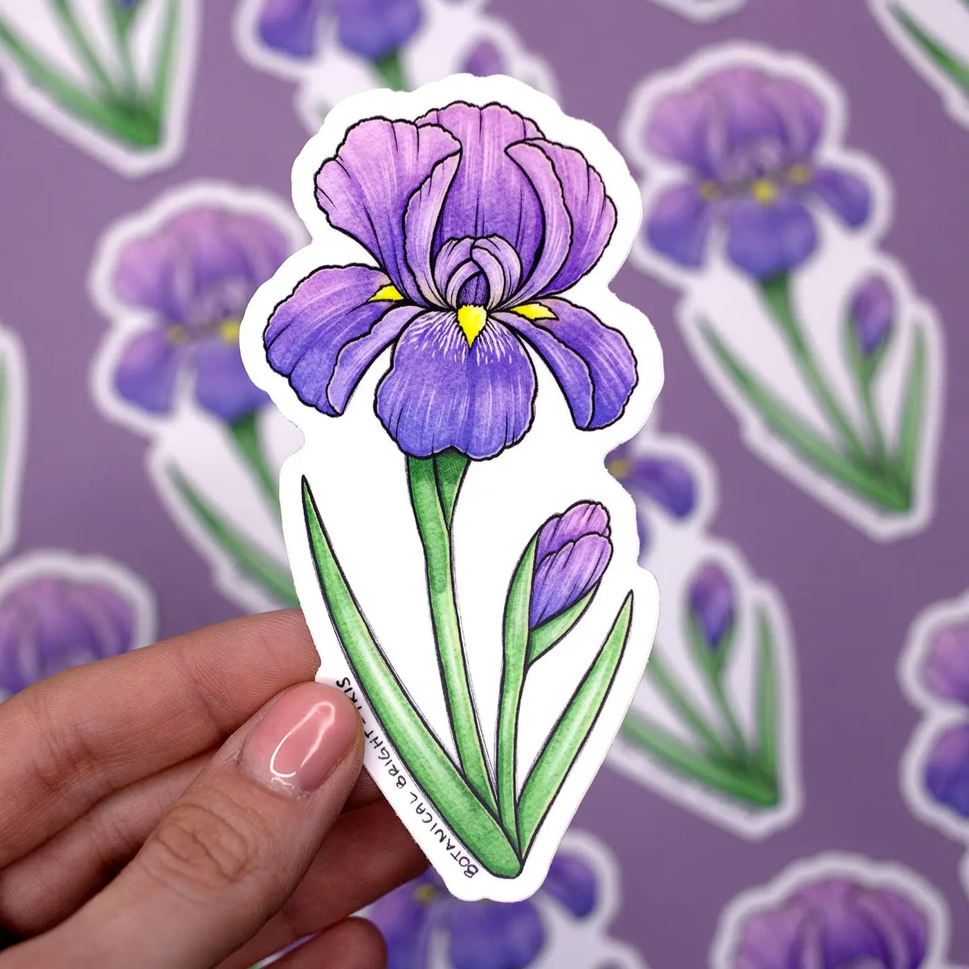 Vinyl Iris Sticker